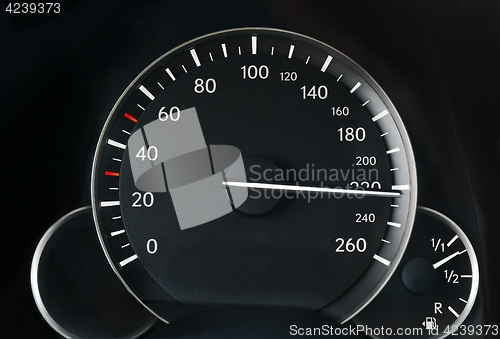 Image of Speedometer of a car