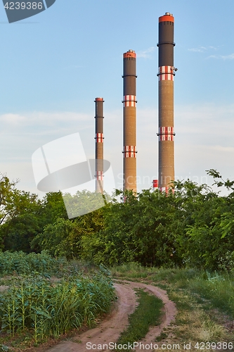 Image of Industrial Chimney Line