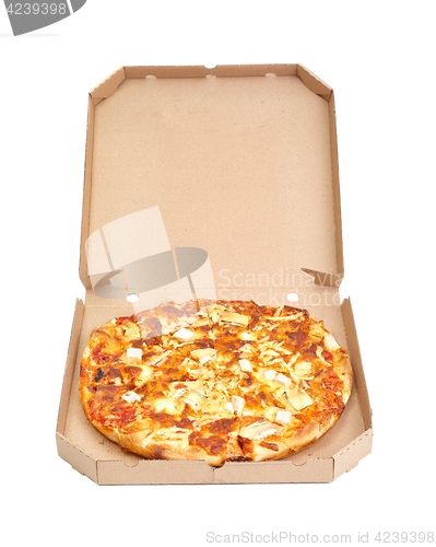 Image of Whole pizza in a box