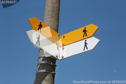 Image of Blank Direction Signs