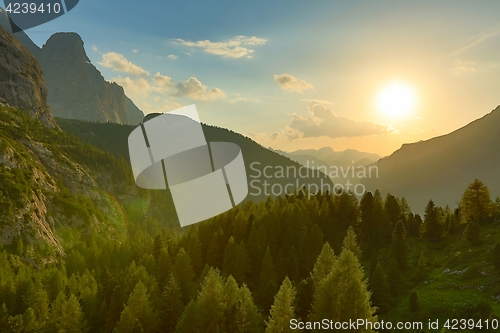 Image of Alpine Sunset Falre