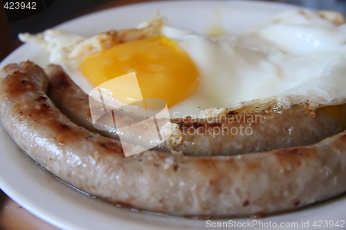 Image of Sausage and eggs