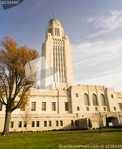 Image of Lincoln Nebraska Capital Building Government Dome Architecture