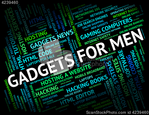 Image of Gadgets For Men Shows Mod Con And Things