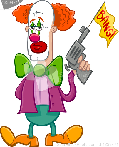 Image of circus clown cartoon