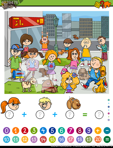 Image of mathematical activity for kids