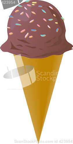 Image of Fancy decorated ice cream