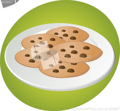 Image of Chocolate chip cookies