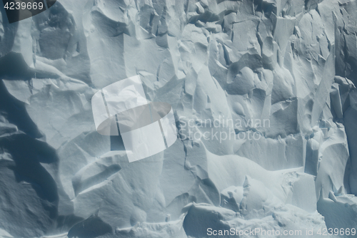 Image of Beautiful view of icebergs in Antarctica