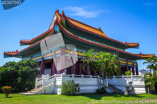 Image of Chinese temple in Papeete on Tahiti island