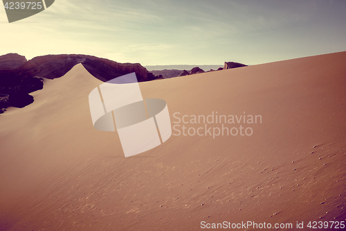 Image of Sand dunes in Valle de la Luna, San Pedro de Atacama, Chile
