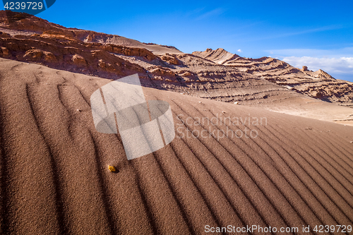 Image of Sand dunes in Valle de la Luna, San Pedro de Atacama, Chile