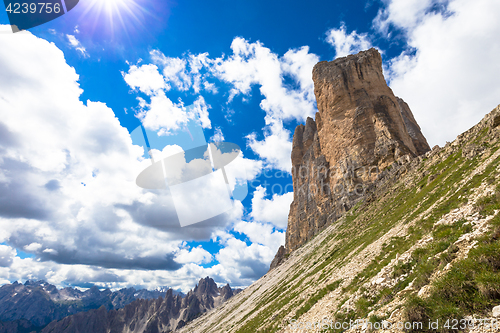 Image of Landmark of Dolomites - Tre Cime di Lavaredo