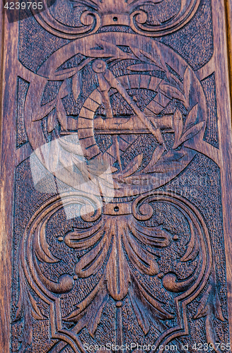 Image of Freemasonry door entrance detail