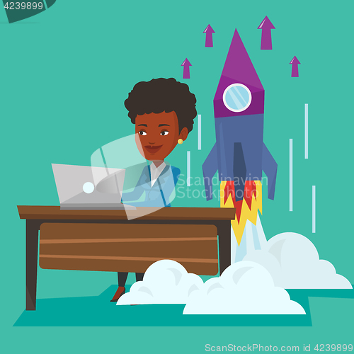 Image of Business start up vector illustration.