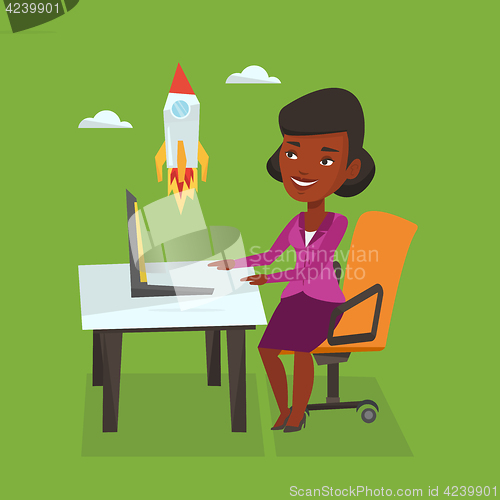 Image of Business start up vector illustration.