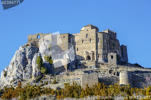 Image of Loarre Castle (Castillo de Loarre) in Huesca Province Aragon Spain