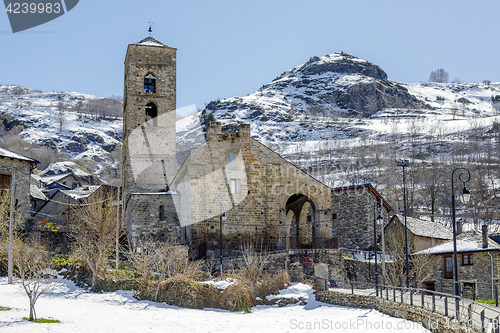 Image of Roman Church of the Nativity of the Mother of God of Durro (Catalonia - Spain).