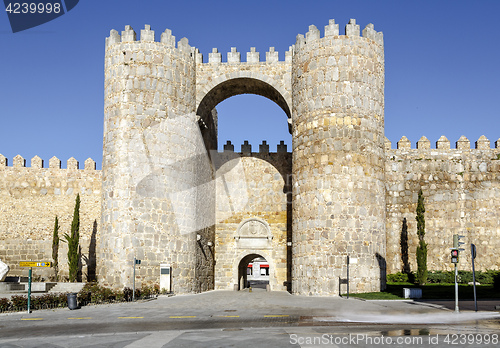 Image of Gate in the city walls of Avila