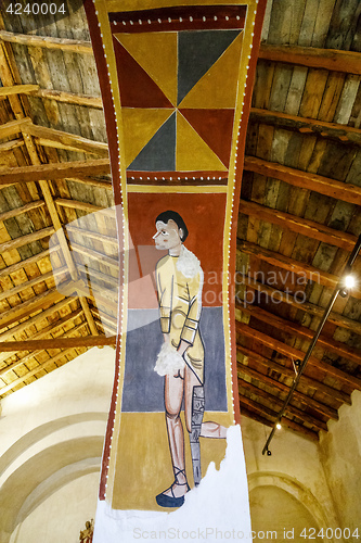 Image of Roman Church of  Sant Joan de Boi, in the Bohi Valley,Catalonia - Spain