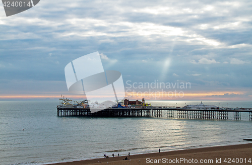 Image of Brighton Pier and Sunbeams