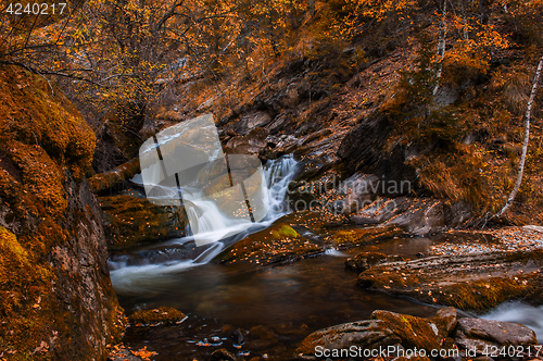 Image of Waterfall on river Shinok