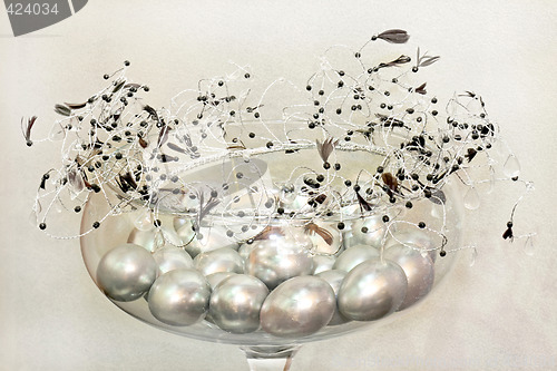 Image of Eggs in glass