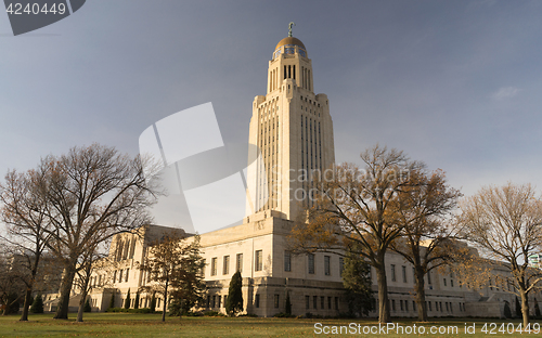 Image of Lincoln Nebraska Capital Building Government Dome Architecture