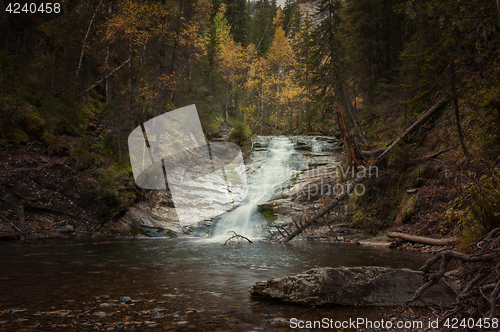 Image of Waterfall on river Shinok