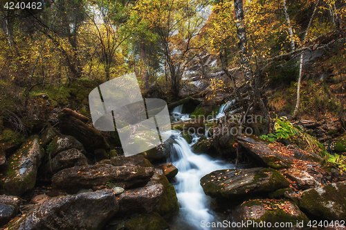 Image of Waterfall on river Shinok