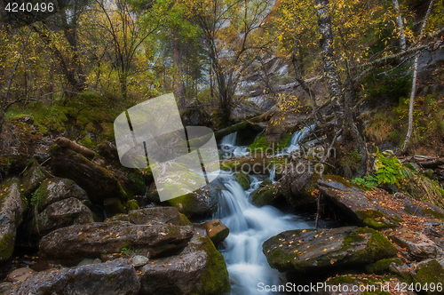 Image of Waterfall on river Shinok