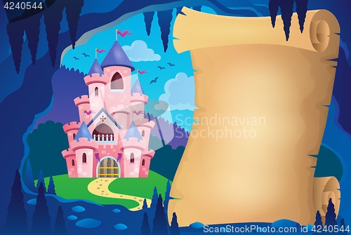 Image of Parchment in fairy tale cave image 2