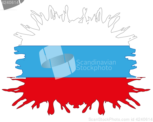 Image of Flag to Russia inkblot