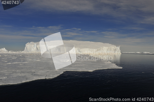 Image of Beautiful view of icebergs in Snow Hill Antarctica