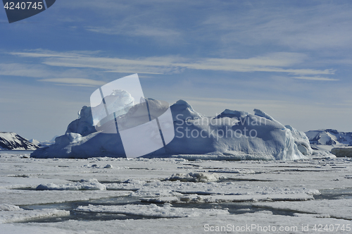 Image of Beautiful view of icebergs in Snow Hill Antarctica