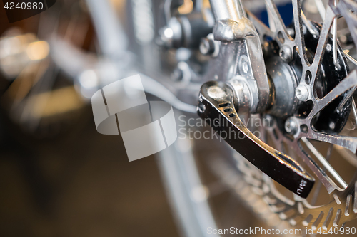 Image of Photo of bicycle carriage close-up