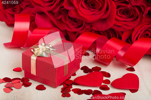 Image of Valentine gift red roses