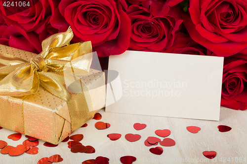 Image of Valentine gift red roses