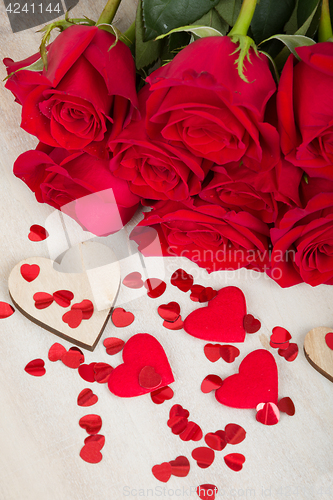 Image of Valentine gift red roses