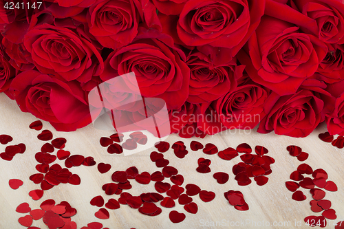 Image of Valentine gift red roses