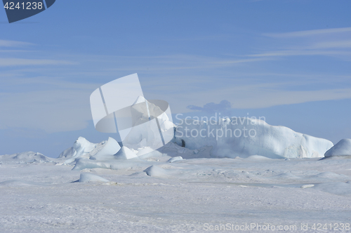 Image of Beautiful view of icebergs in Snow Hill Antarctica