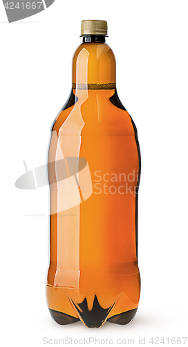 Image of Big plastic bottle with beer