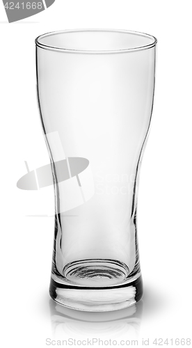 Image of Empty small beer glass top view