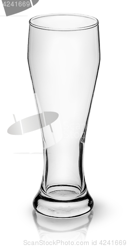 Image of Empty beer glass top view