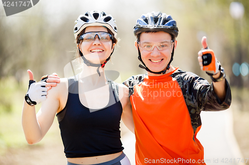 Image of Portrait of sports guy ,girl