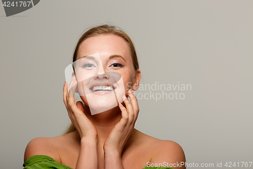 Image of Photo of beautiful young woman