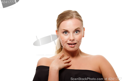 Image of Girl on clean white background