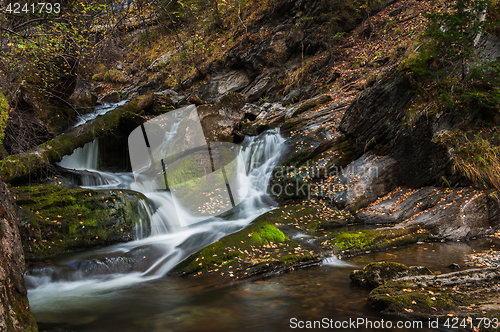 Image of Waterfall on river Shinok