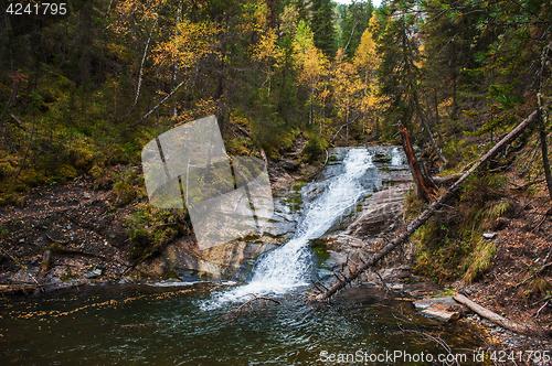 Image of Waterfall on river Shinok