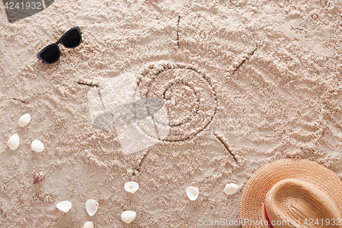 Image of The abstract sandy tropical beach